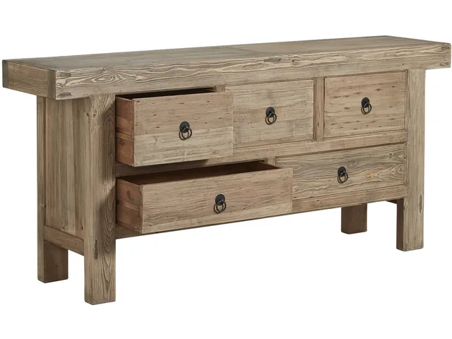Old Pine Five Drawer Buffet