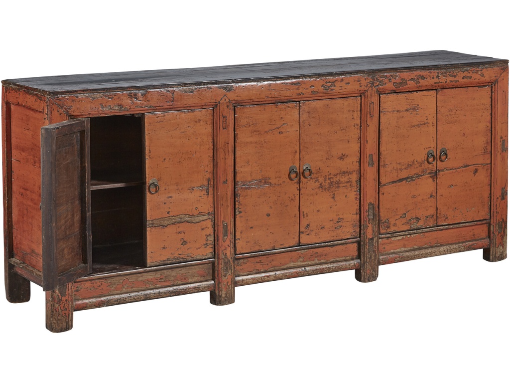 Large Antique Amber Sideboard - image 1