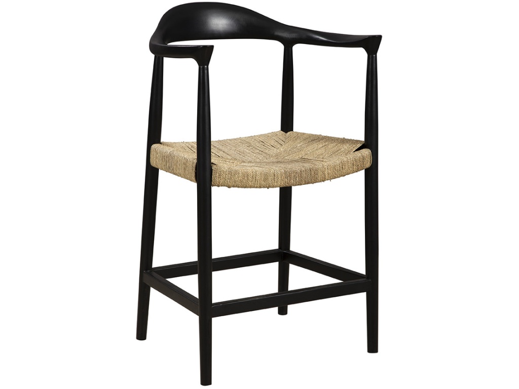 Black Abraham Counter Stool - main image