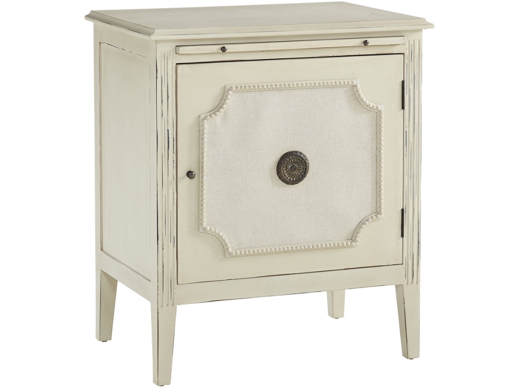 Linen & Beaded Front End Table - main image