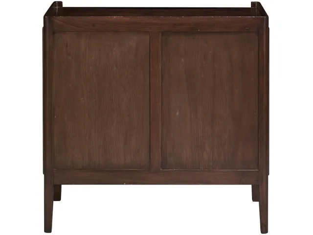 Walnut Reeded Chest Of Drawers