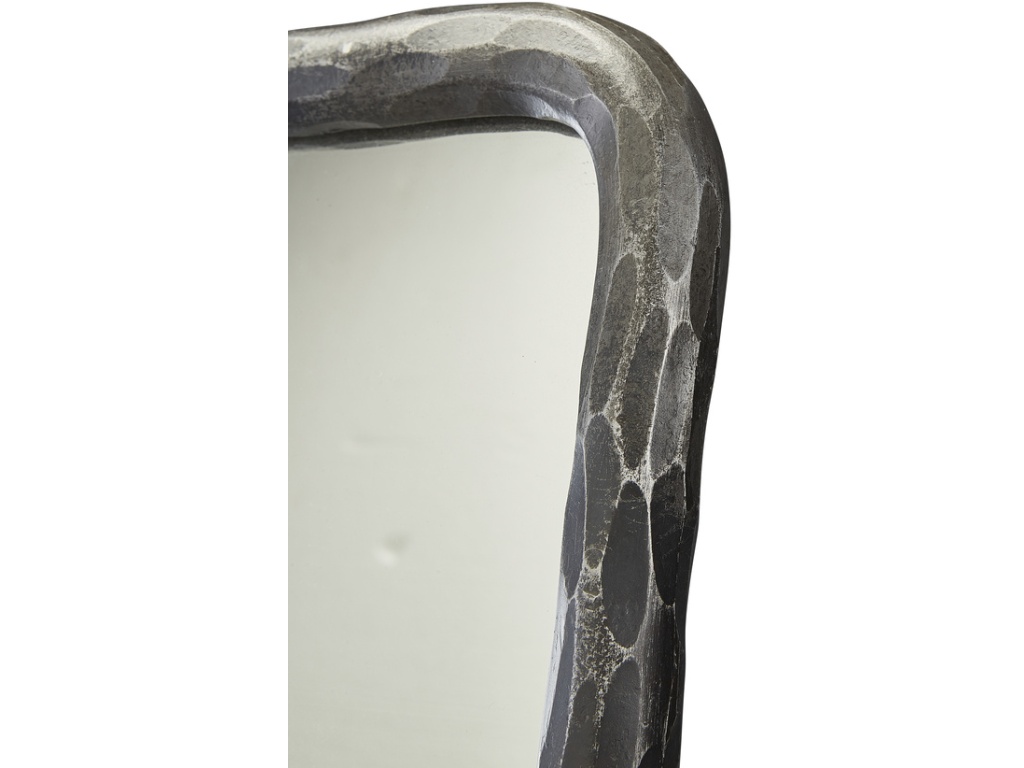 Hammered Iron Edge Full Mirror - image 1