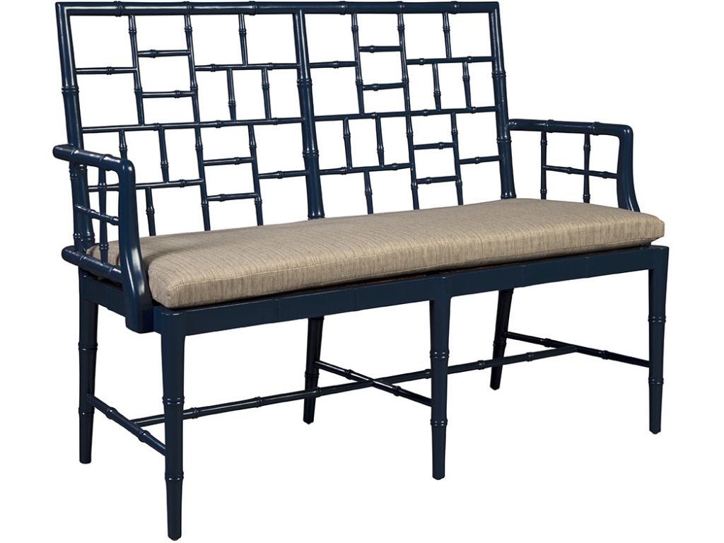 Blue Belleville Settee - main image