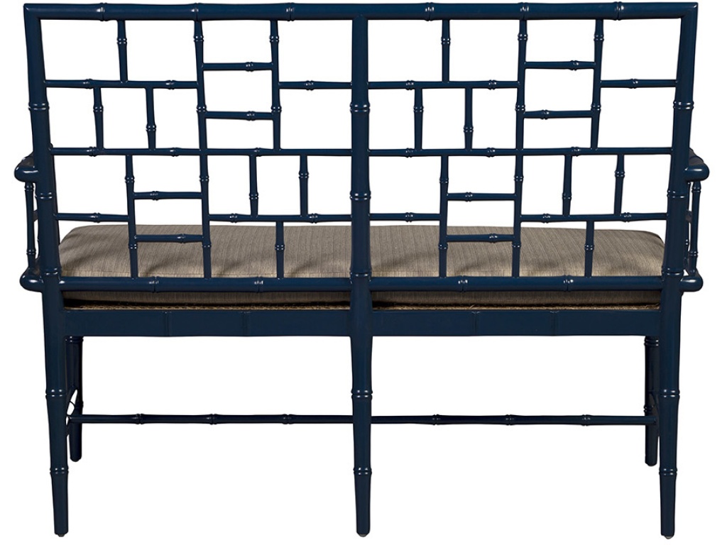 Blue Belleville Settee - image 1