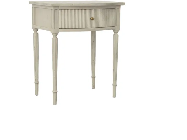 Cream Magdalin Side Table
