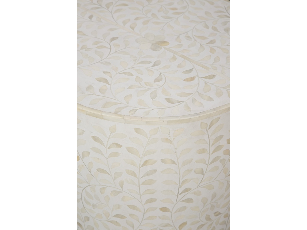 White Shell End Table - image 3