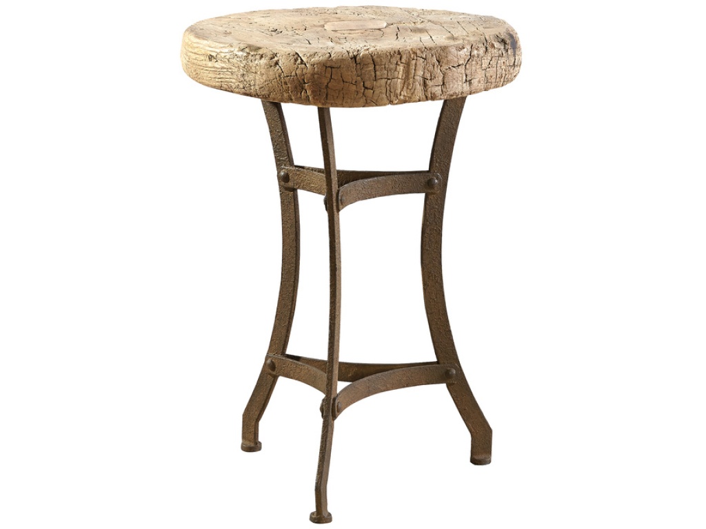 Reclaimed Tripod Table - image 1