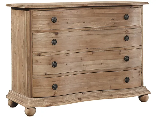 Pine Bowfront Chest