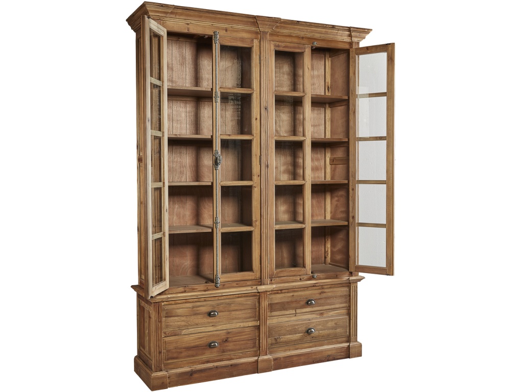 Natural Old Fir Bookcase - image 1