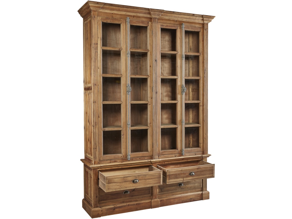 Natural Old Fir Bookcase - image 2