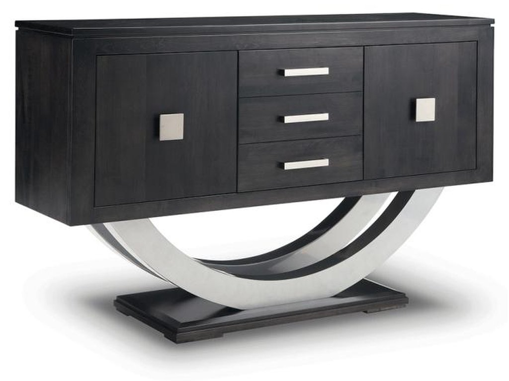 Contempo Metal Curve Sideboard - image 1