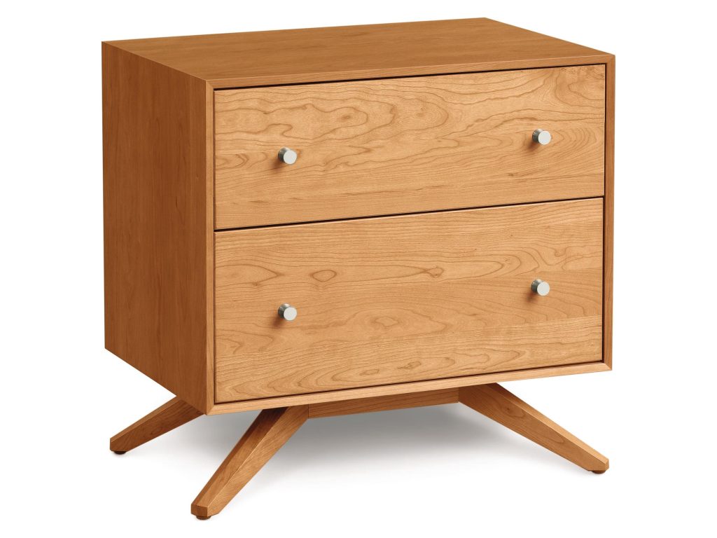 Copeland Furniture Astrid – 2 Drawer Nightstand, alternate view 3