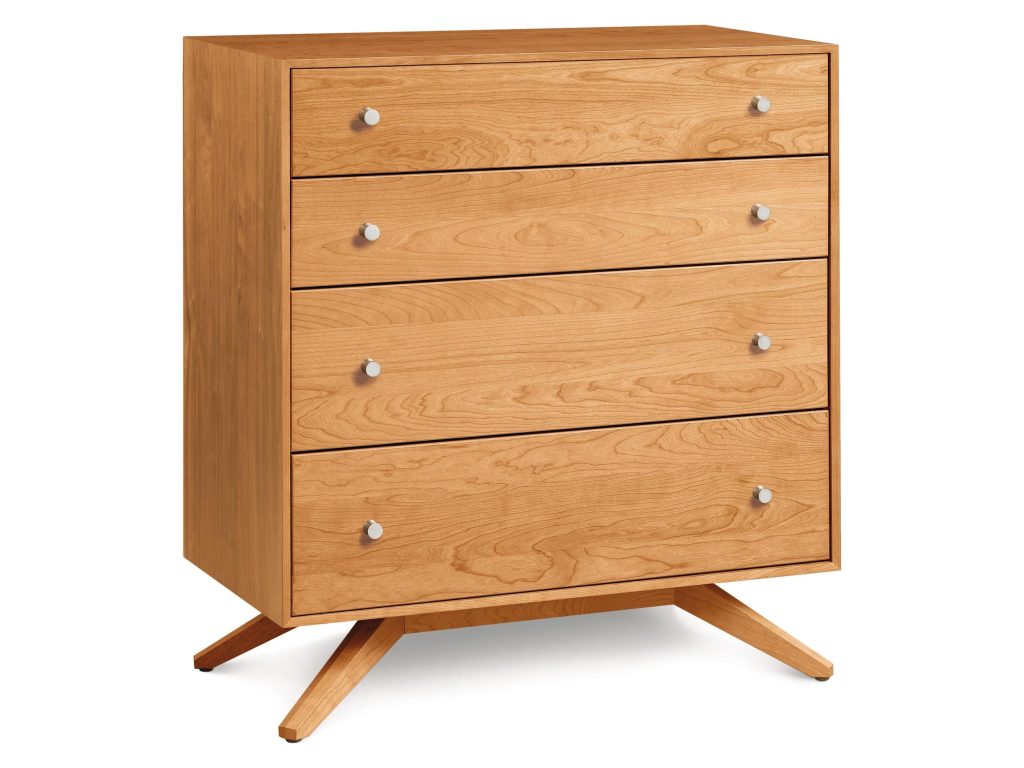 Copeland Furniture Astrid – 4 Drawer Dresser, alternate view 3