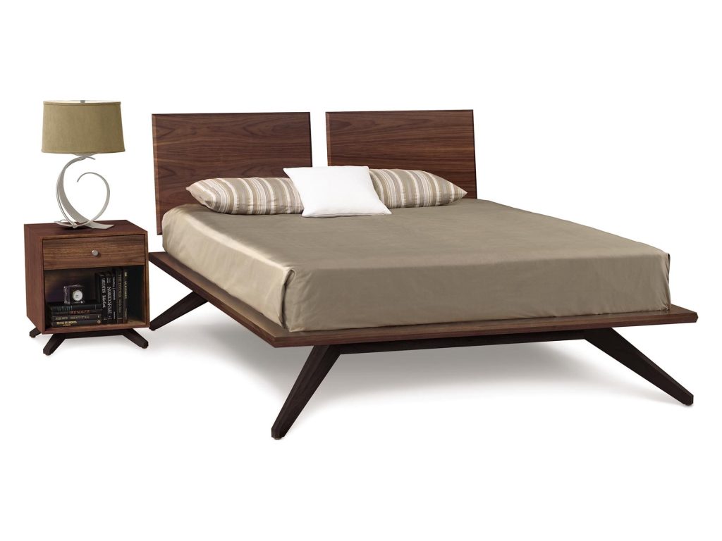 Copeland Furniture Astrid Bed with Split Headboard Platform Bed, alternate view 3