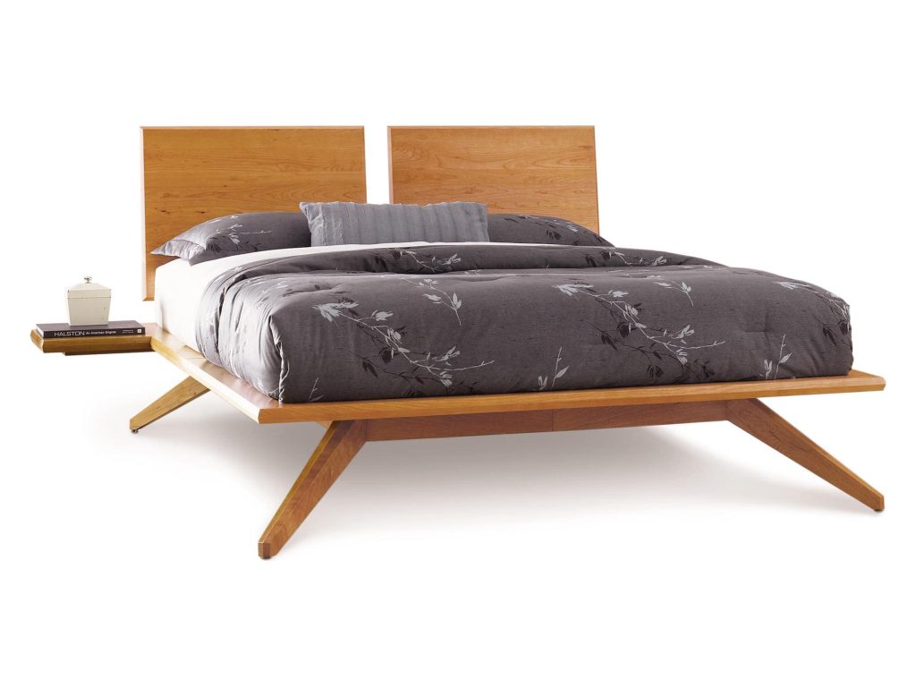 Copeland Furniture Astrid Bed with Split Headboard Platform Bed, alternate view 7