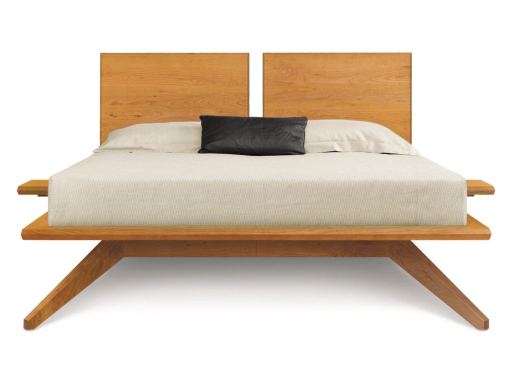 Copeland Furniture Astrid Bed with Split Headboard Platform Bed, alternate view 2