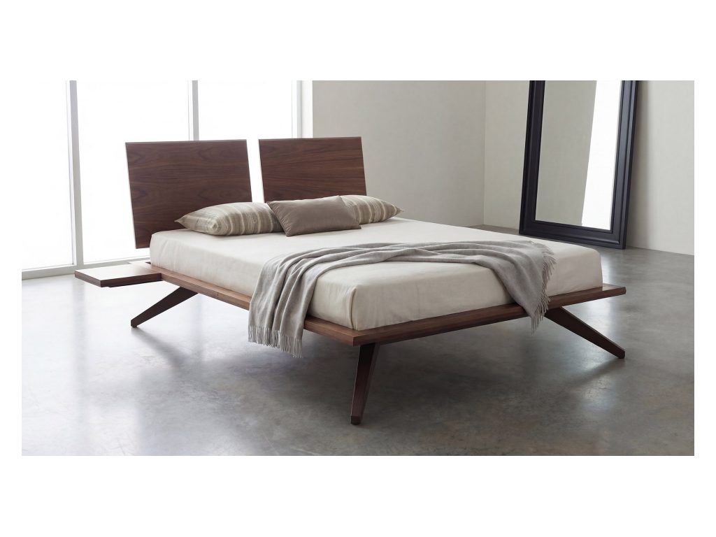 Copeland Furniture Astrid Bed with Split Headboard Platform Bed, alternate view 11