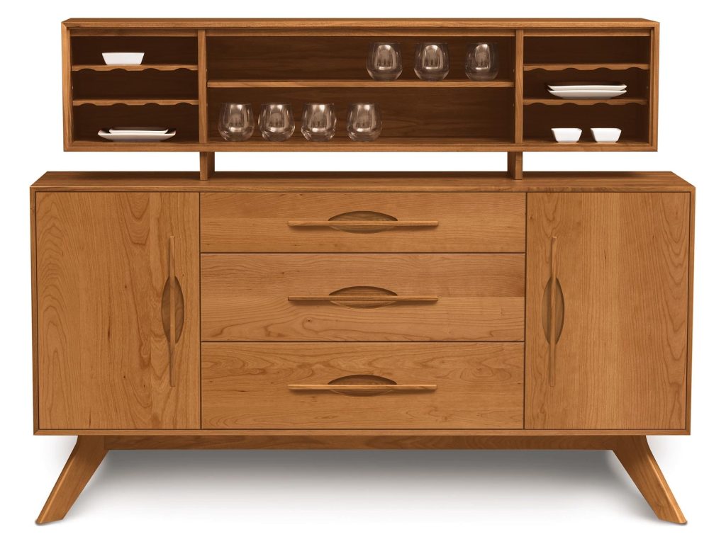 Copeland Furniture Audrey 1 Door on either side of 3 Drawers Buffet Buffet Cabinet, alternate view 4