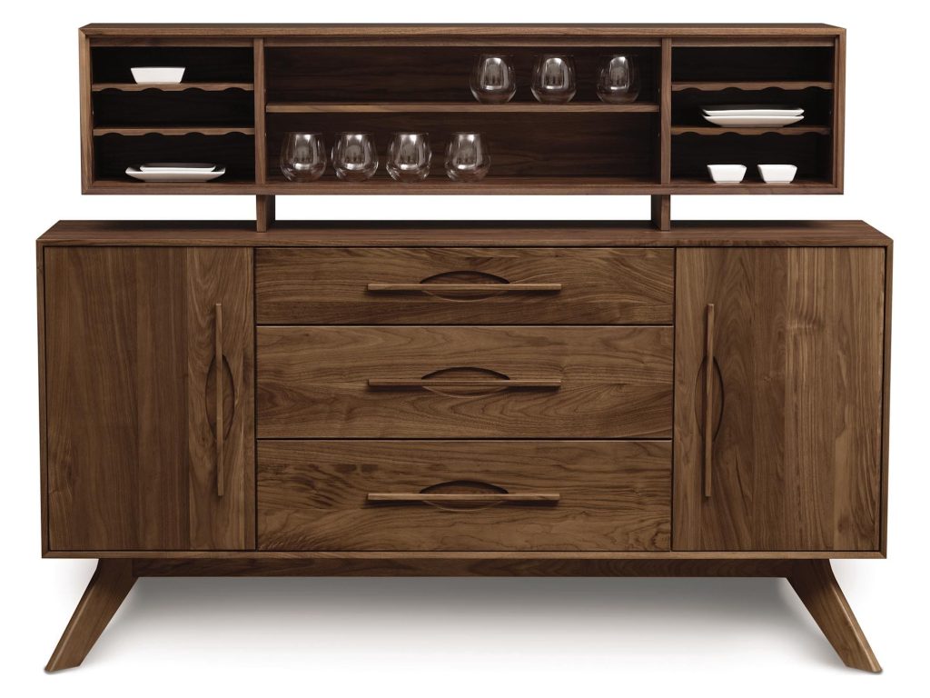 Copeland Furniture Audrey 1 Door on either side of 3 Drawers Buffet Buffet Cabinet, alternate view 5
