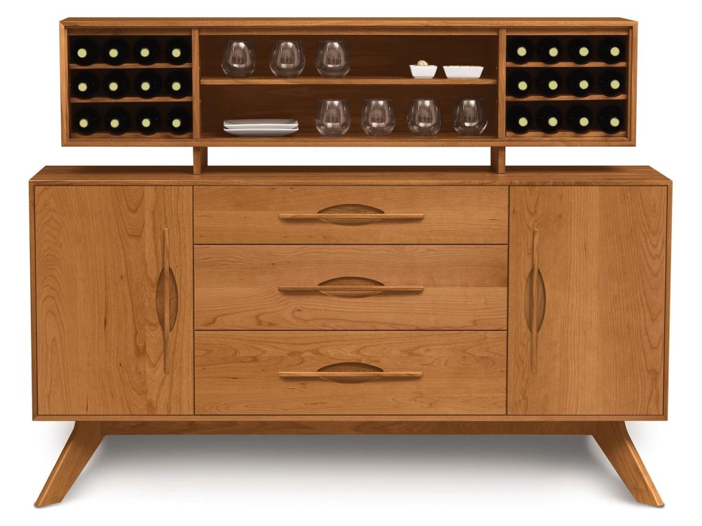 Copeland Furniture Audrey 1 Door on either side of 3 Drawers Buffet Buffet Cabinet, alternate view 2