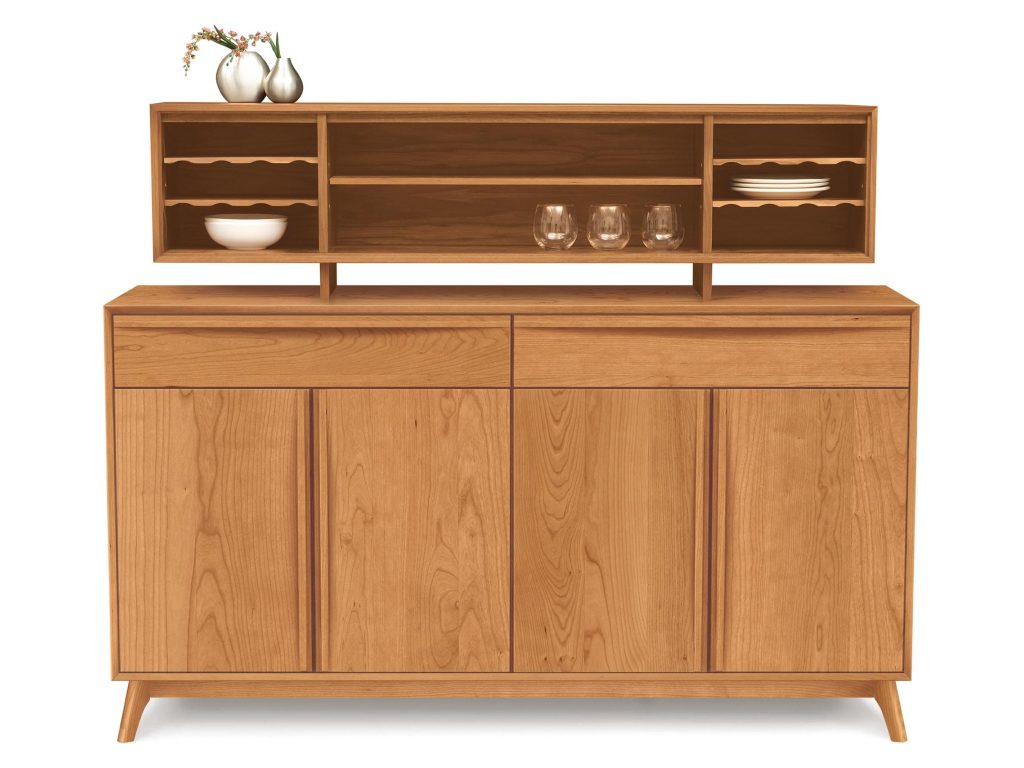 Copeland Furniture Catalina 2 Drawers over 4 Door Buffet Buffet Cabinet, alternate view 5