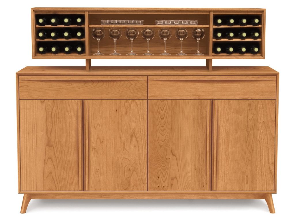 Copeland Furniture Catalina 2 Drawers over 4 Door Buffet Buffet Cabinet, alternate view 3