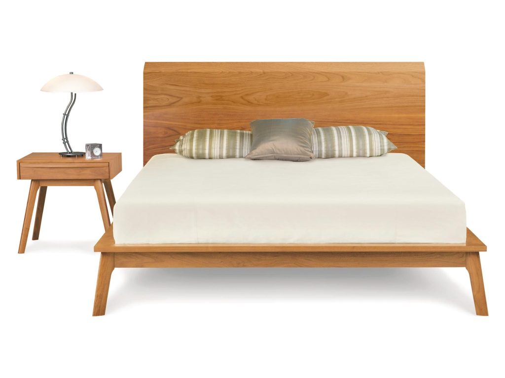 Copeland Furniture Catalina Bed with 40″H Headboard Platform Bed, alternate view 3