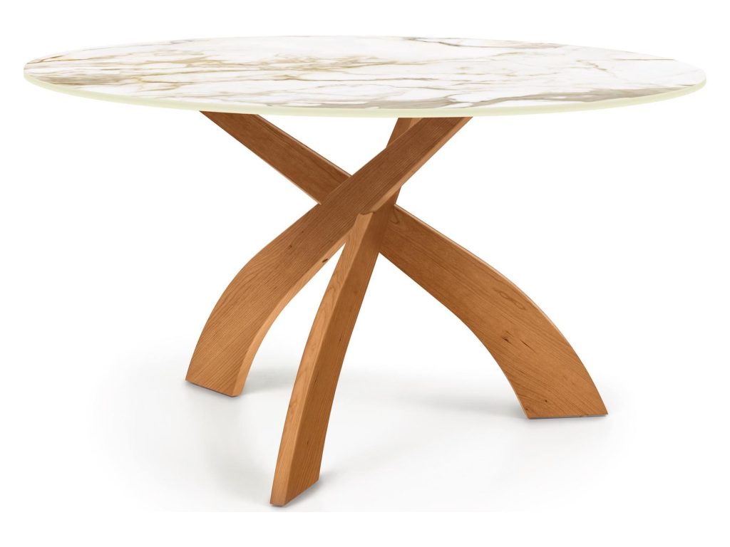 Copeland Furniture Entwine Round Sintered Stone Top Table, alternate view 3