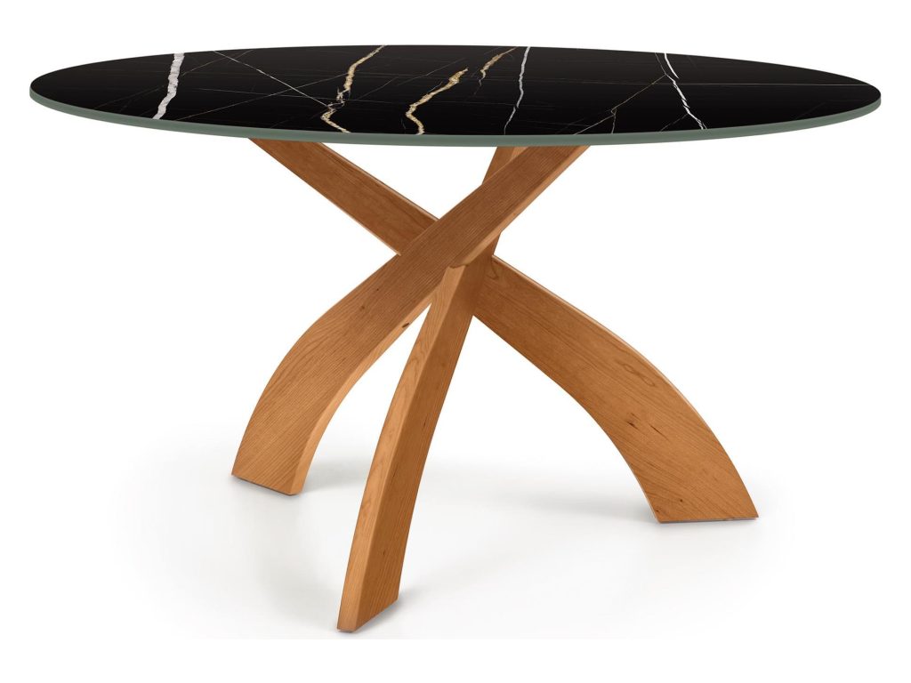 Copeland Furniture Entwine Round Sintered Stone Top Table, alternate view 2
