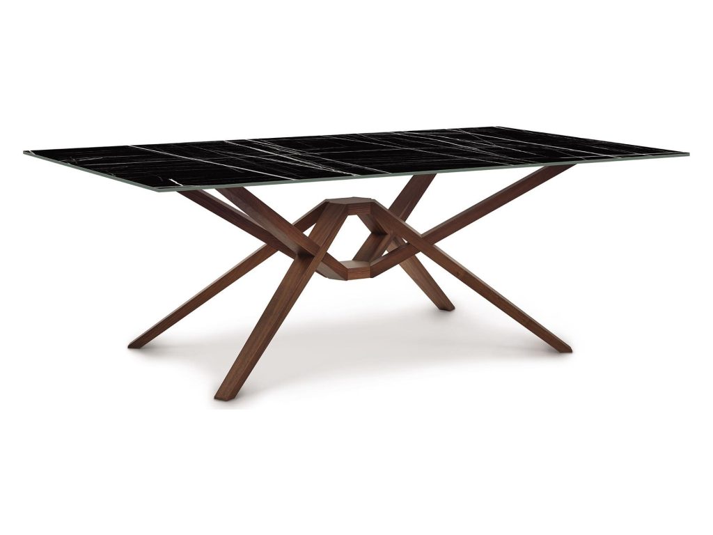 Copeland Furniture Exeter Rectangular Sintered Stone Top Table, primary thumbnail