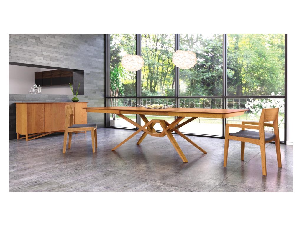 Copeland Furniture Exeter Double Leaf Extension Table, alternate view 13
