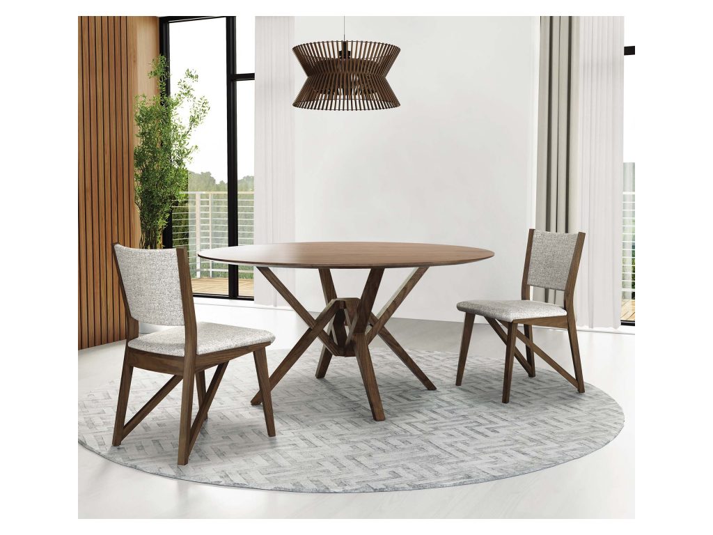 Copeland Furniture Exeter Round Fixed Top Table, alternate view 4
