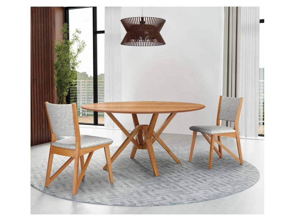 Copeland Furniture Exeter Round Fixed Top Table, alternate view 6