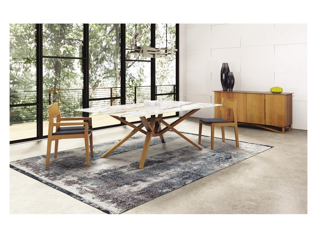 Copeland Furniture Exeter Rectangular Sintered Stone Top Table, alternate view 9