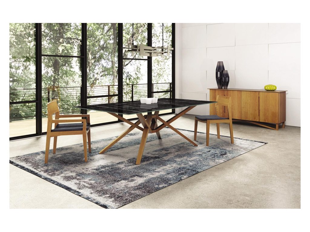Copeland Furniture Exeter Rectangular Sintered Stone Top Table, alternate view 8