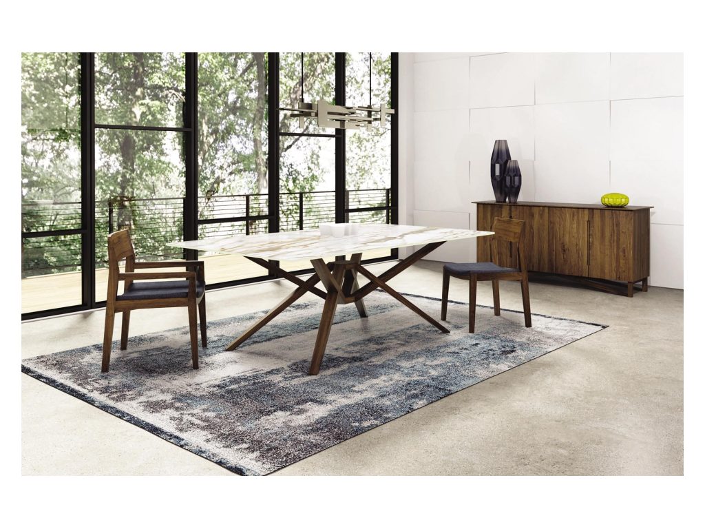 Copeland Furniture Exeter Rectangular Sintered Stone Top Table, alternate view 7