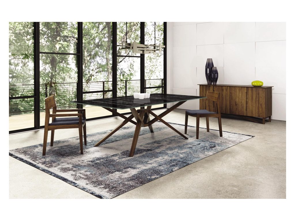 Copeland Furniture Exeter Rectangular Sintered Stone Top Table, alternate view 6