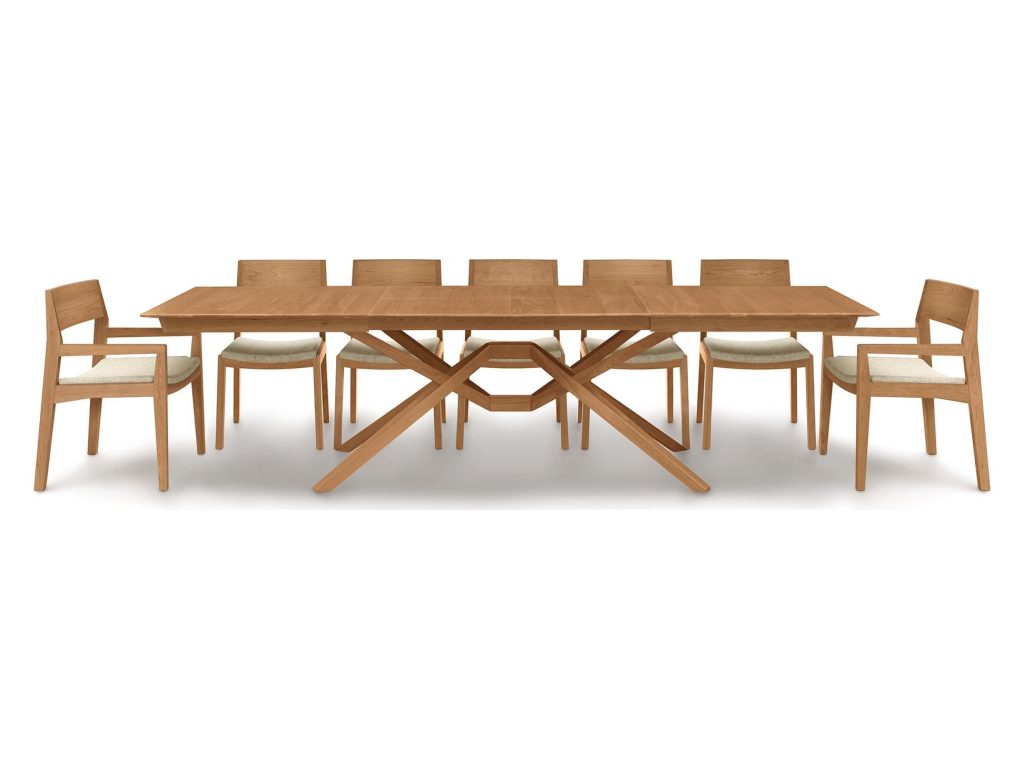 Copeland Furniture Exeter Double Leaf Extension Table, alternate view 7