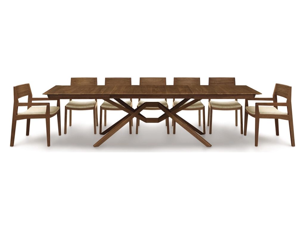 Copeland Furniture Exeter Double Leaf Extension Table, alternate view 6