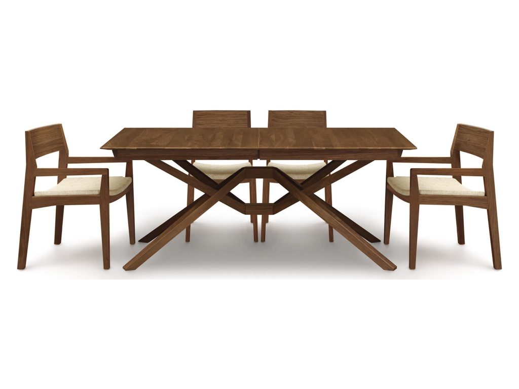 Copeland Furniture Exeter Double Leaf Extension Table, alternate view 4