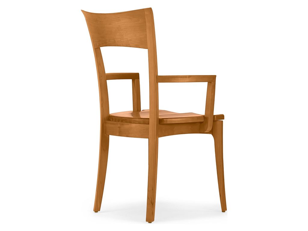Copeland Furniture Ingrid Wood Seat Armchair Arm Chair, alternate view 4