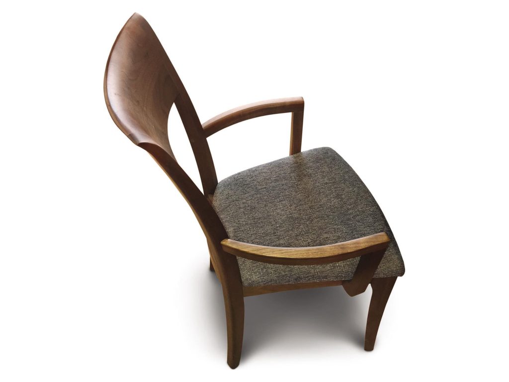 Copeland Furniture Ingrid Wood Seat Armchair Arm Chair, alternate view 9