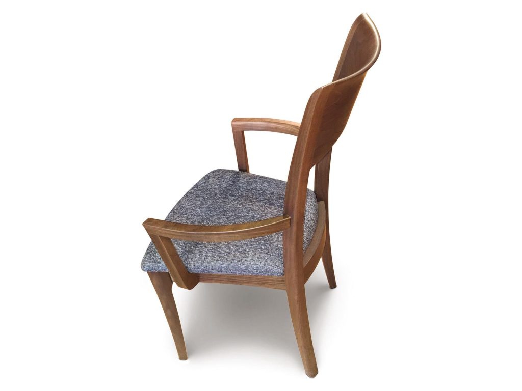 Copeland Furniture Ingrid Wood Seat Armchair Arm Chair, alternate view 10