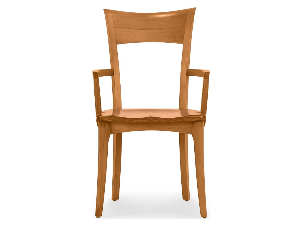 Copeland Furniture Ingrid Wood Seat Armchair Arm Chair, alternate view 2