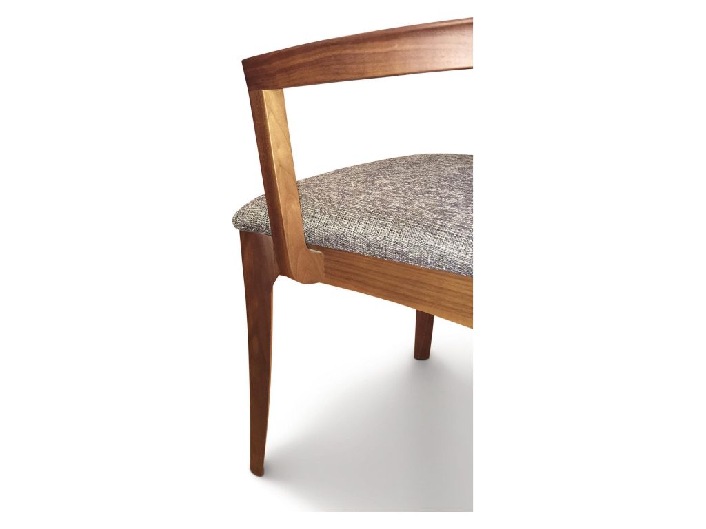 Copeland Furniture Ingrid Wood Seat Armchair Arm Chair, alternate view 8
