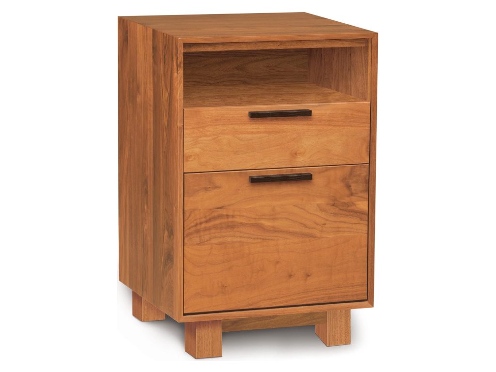 Copeland Furniture Linear Narrow File With Cubby File/Storage Cabinet, alternate view 3