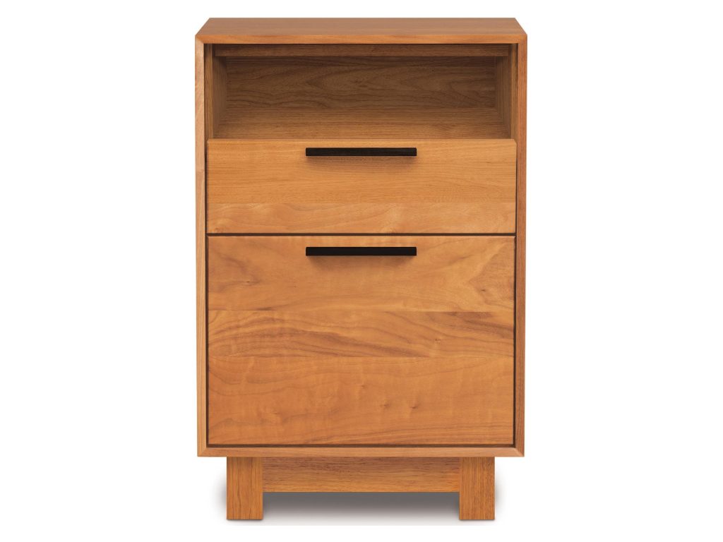 Copeland Furniture Linear Narrow File With Cubby File/Storage Cabinet, alternate view 1