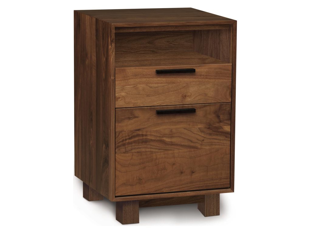 Copeland Furniture Linear Narrow File With Cubby File/Storage Cabinet, alternate view 2