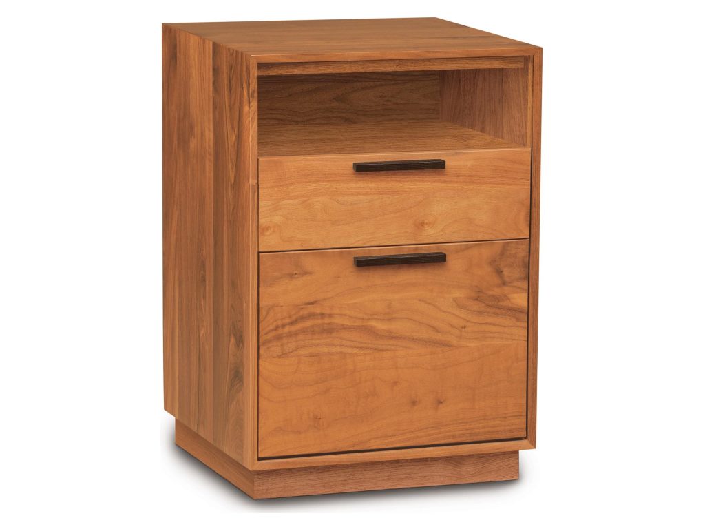 Copeland Furniture Linear Rolling File With Cubby File/Storage Cabinet, alternate view 3