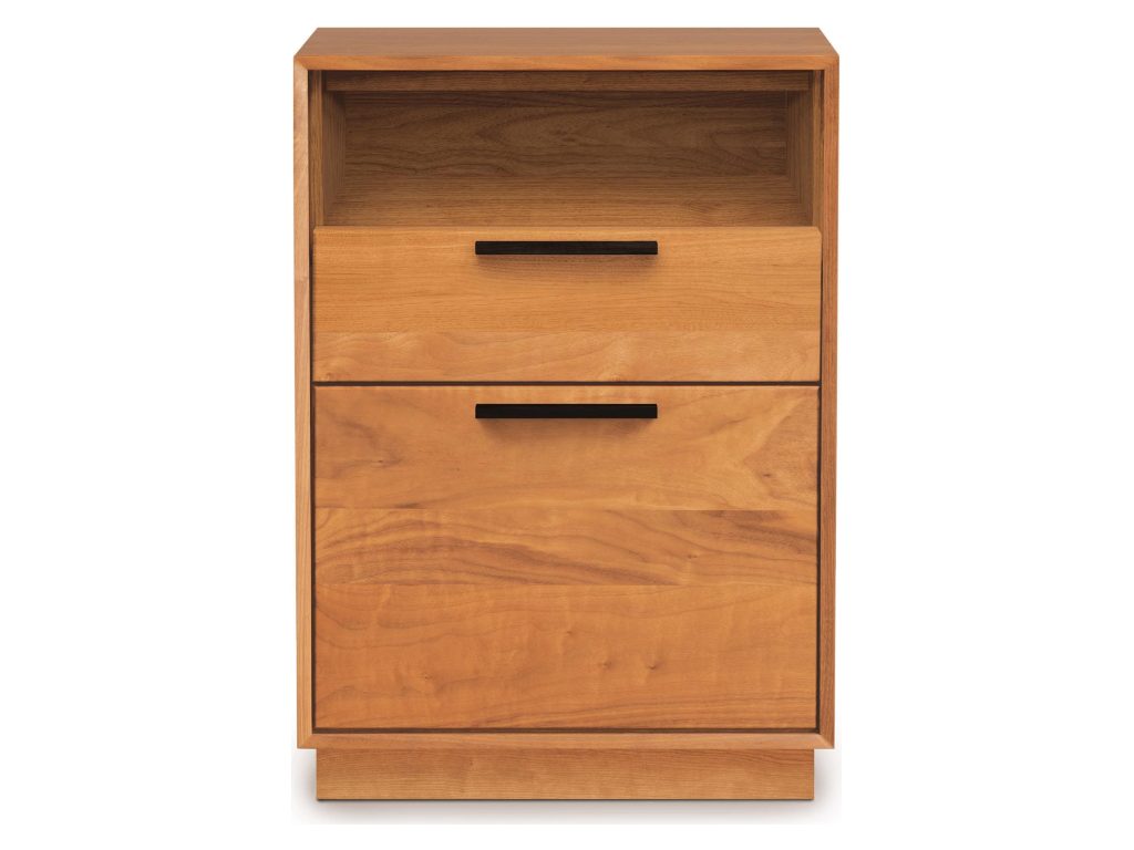 Copeland Furniture Linear Rolling File With Cubby File/Storage Cabinet, alternate view 1